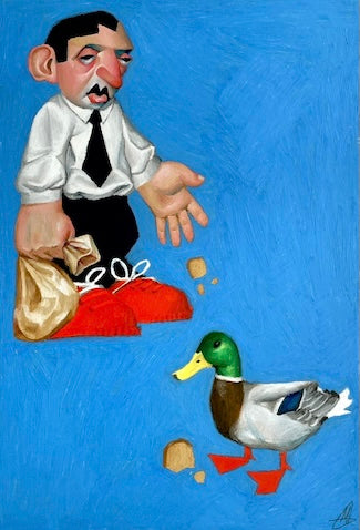 Don't feed the ducks (Fodring af ænder forbudt)